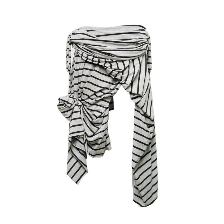 Women Striped Jersey Skirt