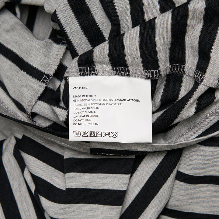 Women Striped Corsage Top