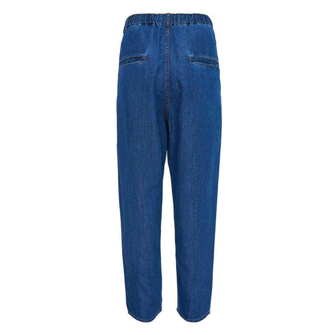 Cotton Tencel Denim Wide Taper