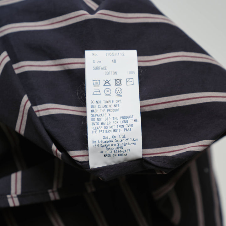 Cotton High Density Stripe Shirt