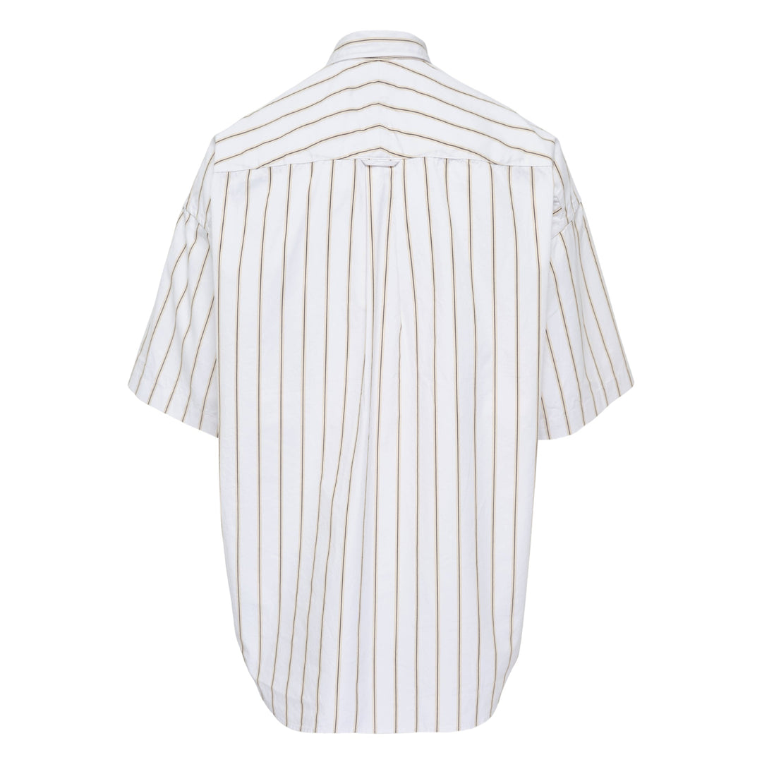 Cotton High Density Stripe Shirt