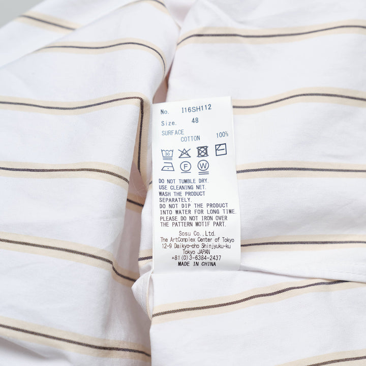 Cotton High Density Stripe Shirt