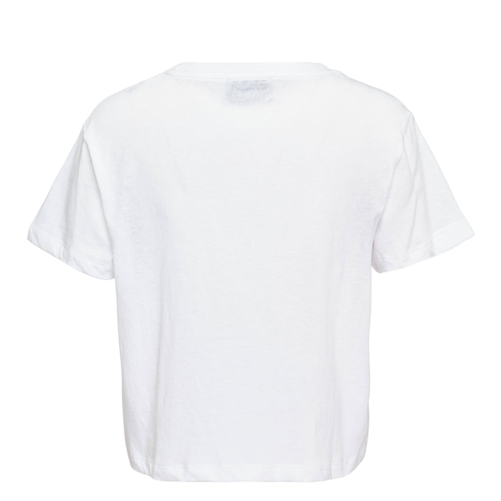 White Cropped T-Shirt