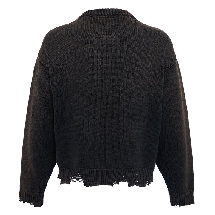 Dog Jacquard Knit Cardigan