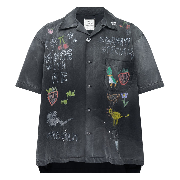 Hand Drawing Short Sleeve Shirt