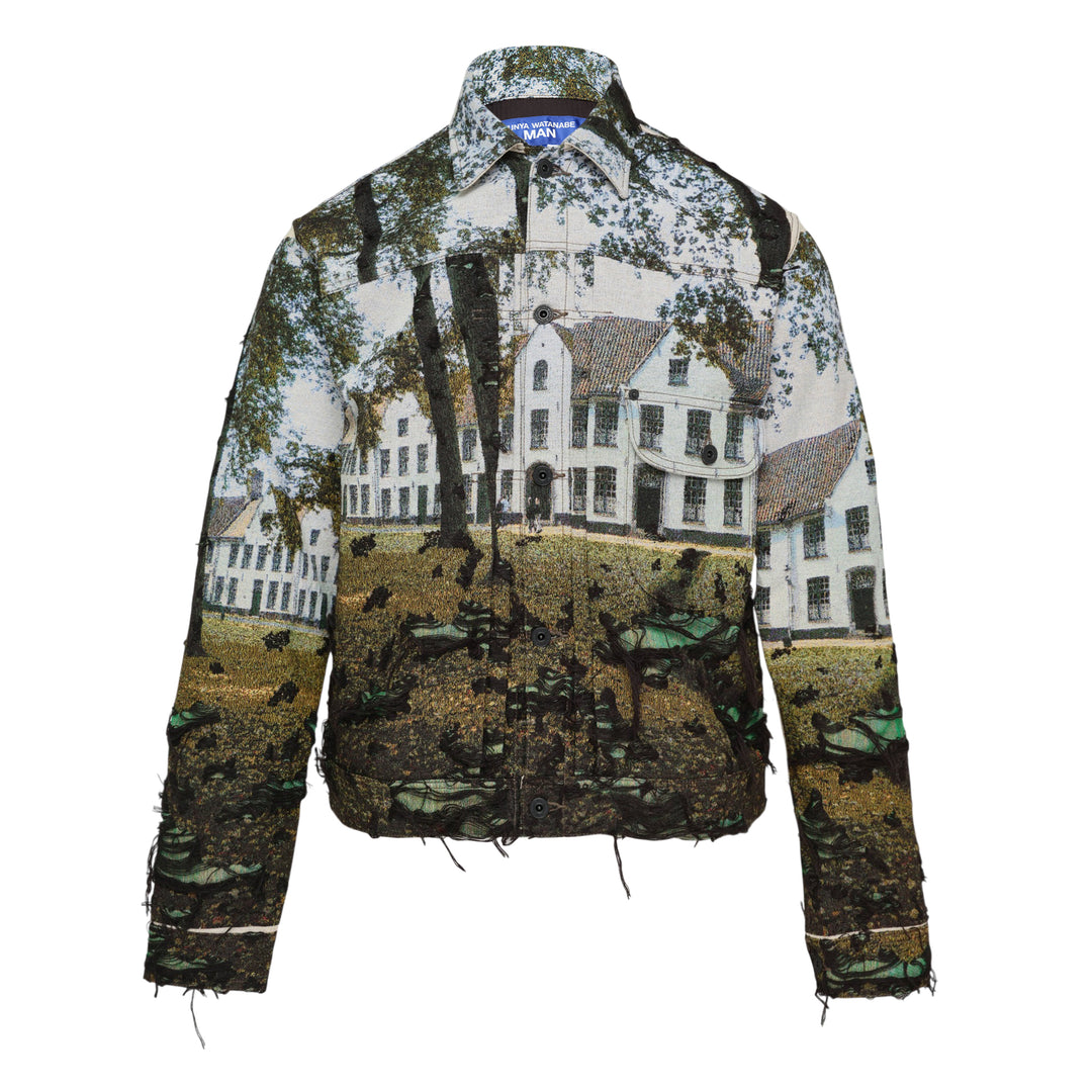 Junya Watanabe House Landscape Printed Jacket – Available at Club 21, Official Retailer in Singapore, Malaysia & Thailand with Global Shipping Online