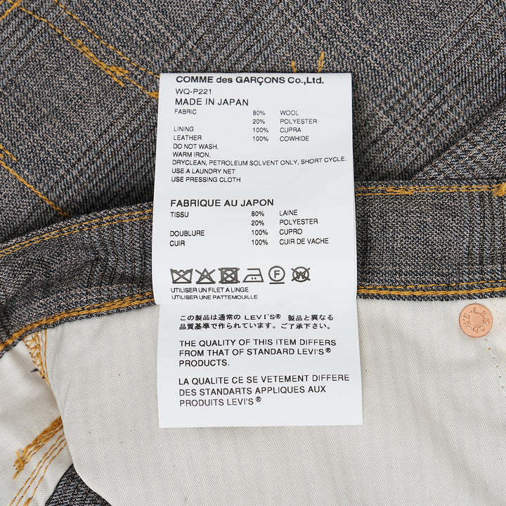 Junya Watanabe Levi's Checkered Wool Pants – Available at Club 21, Official Retailer in Singapore, Malaysia & Thailand with Global Shipping Online