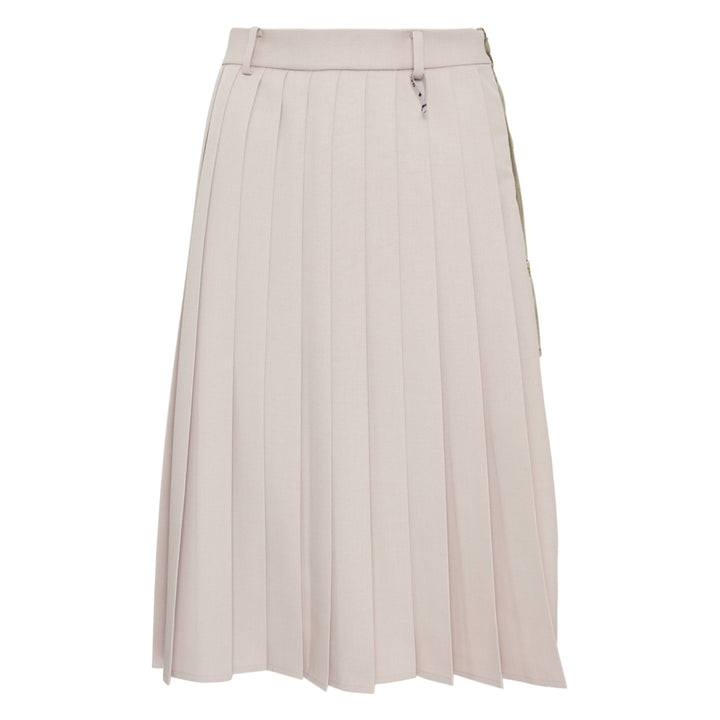 Combined Pleats Skirt