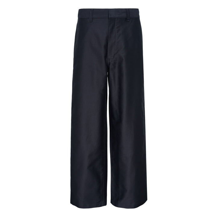 LEMAIRE Wide Workwear Cotton Satin Pants – Available at Club 21, Official Retailer in Singapore, Malaysia & Thailand with Global Shipping Online