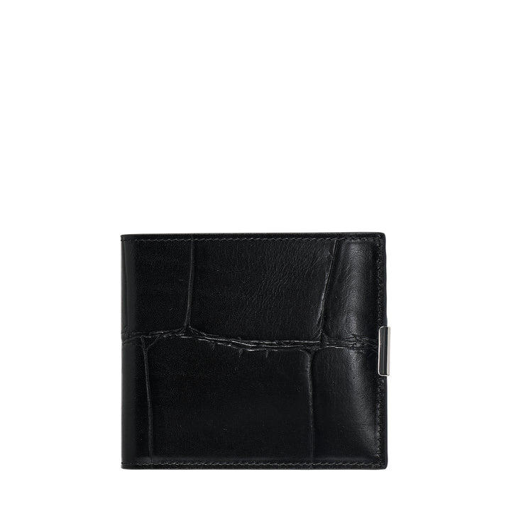 Soft Tab Bifold Croco Embossed