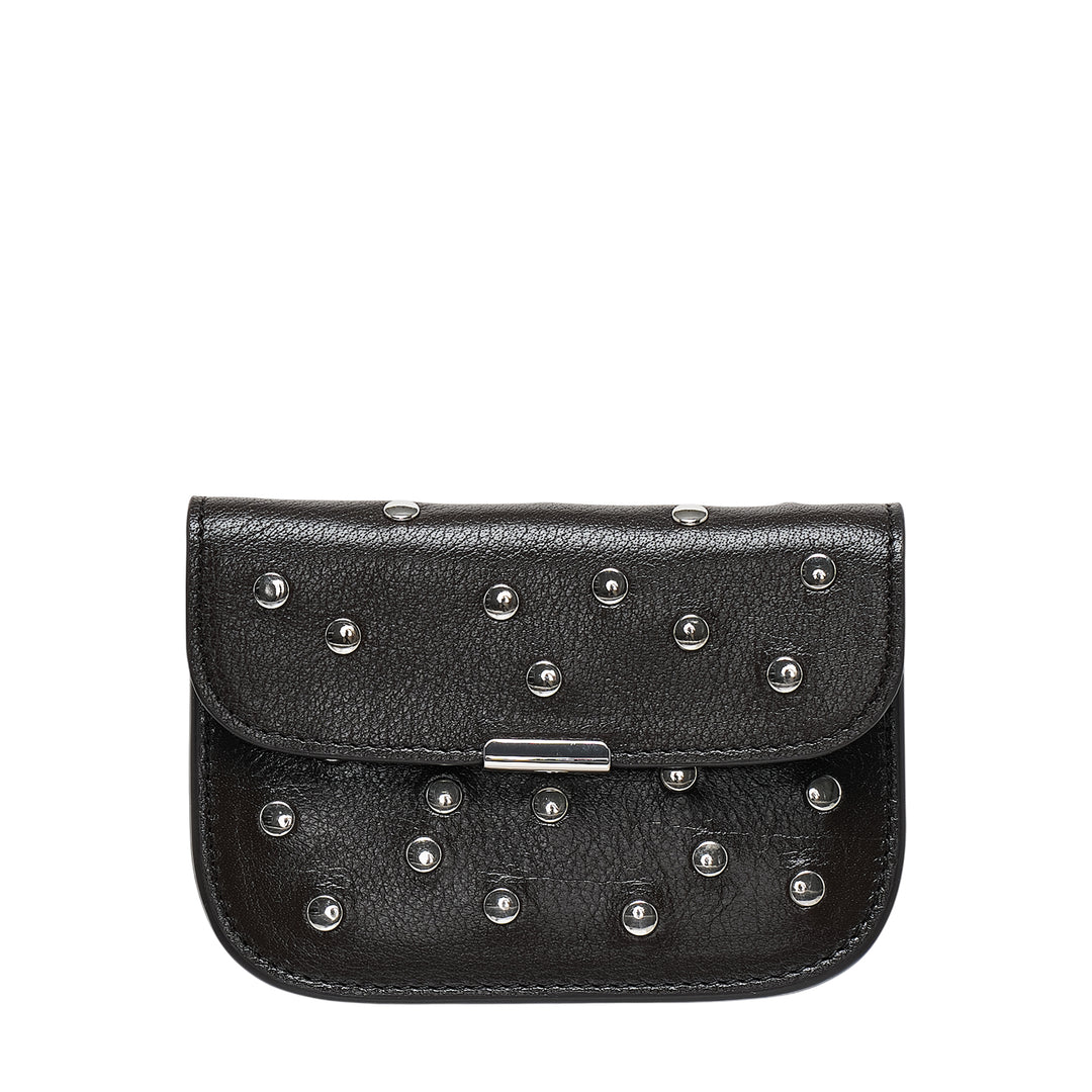 Soft Tab Studded Card Holder