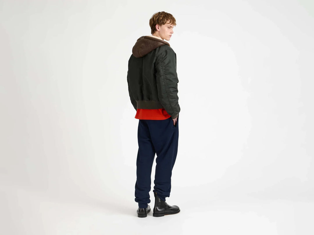 Hooded Bomber Jacket