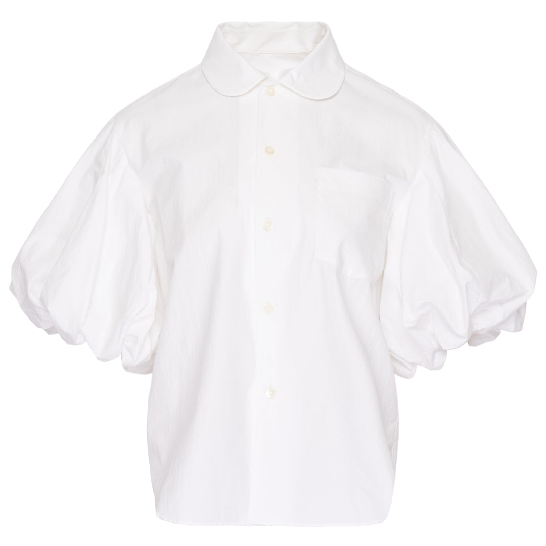 Cotton Typewriter Cloth Blouse