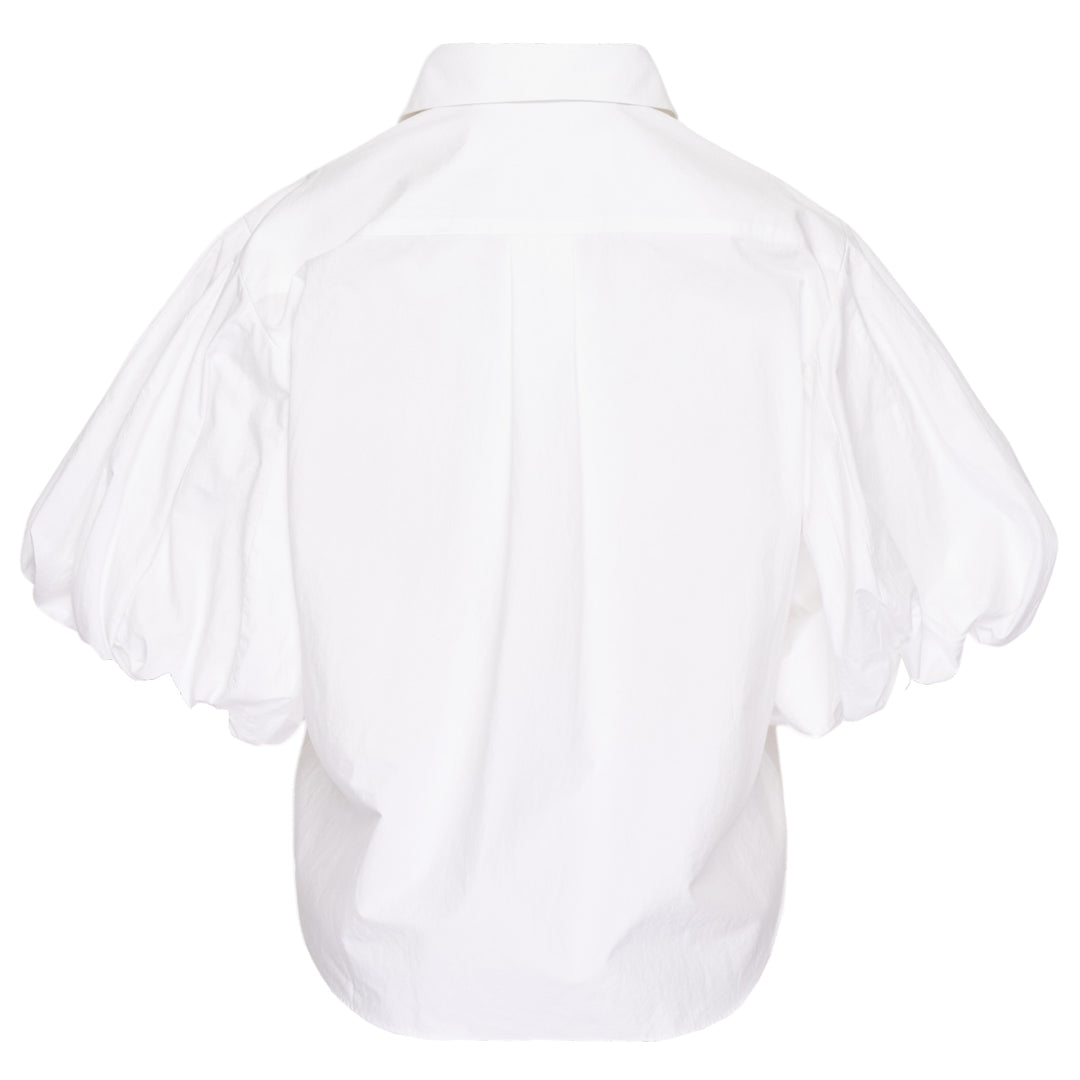 Cotton Typewriter Cloth Blouse