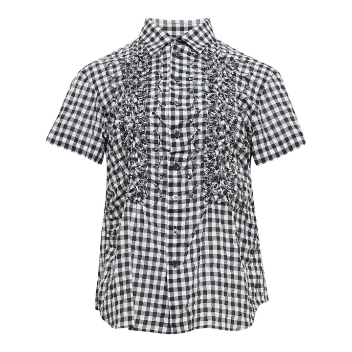 Tao Cotton Embroidered Gingham Blouse – Available at Club 21, Official Retailer in Singapore, Malaysia & Thailand with Global Shipping Online