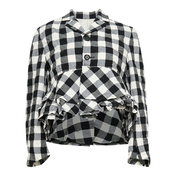 Tao Cotton Linen Gingham Check Jacket – Available at Club 21, Official Retailer in Singapore, Malaysia & Thailand with Global Shipping Online