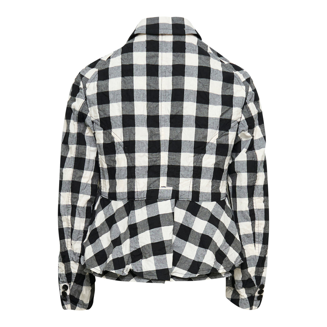 Tao Cotton Linen Gingham Check Jacket – Available at Club 21, Official Retailer in Singapore, Malaysia & Thailand with Global Shipping Online