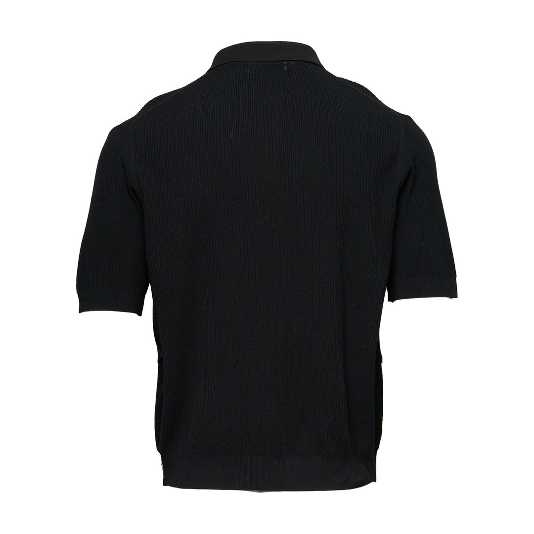 Corset Seamed Half Sweater