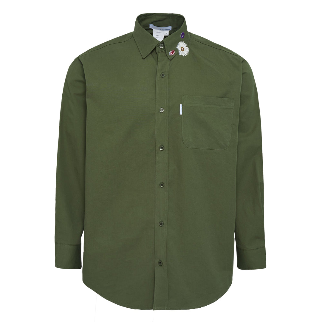 Embroidery Button Shirt