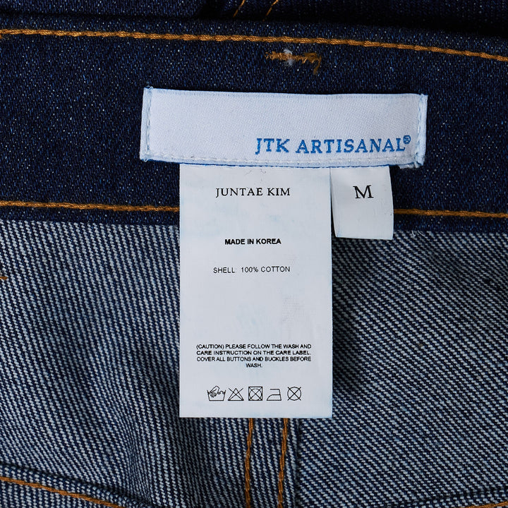 Painted Denim Shorts