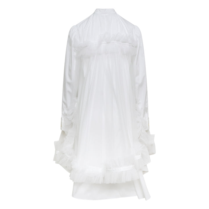 Noir Kei Ninomiya Cotton Typewriter Nylon Tulle Dress – Available at Club 21, Official Retailer in Singapore, Malaysia & Thailand with Global Shipping Online