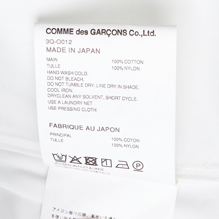 Noir Kei Ninomiya Cotton Typewriter Nylon Tulle Dress – Available at Club 21, Official Retailer in Singapore, Malaysia & Thailand with Global Shipping Online