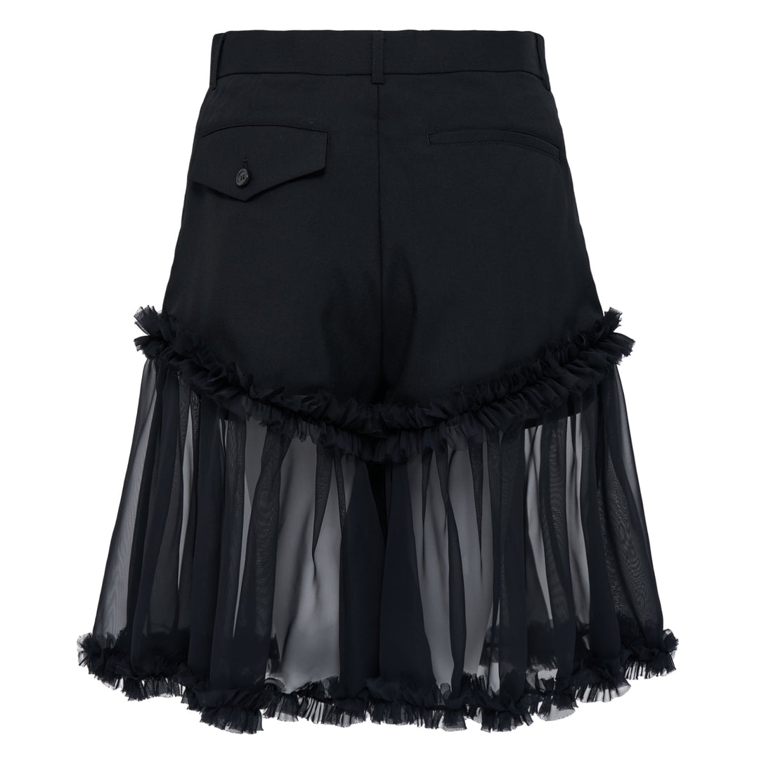 Wool Oxford x Polyester George