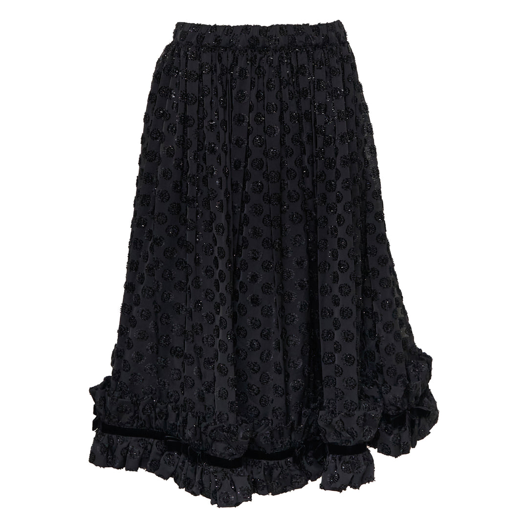 Noir Kei Ninomiya Polka Dots Jacquard Skirt – Available at Club 21, Official Retailer in Singapore, Malaysia & Thailand with Global Shipping Online