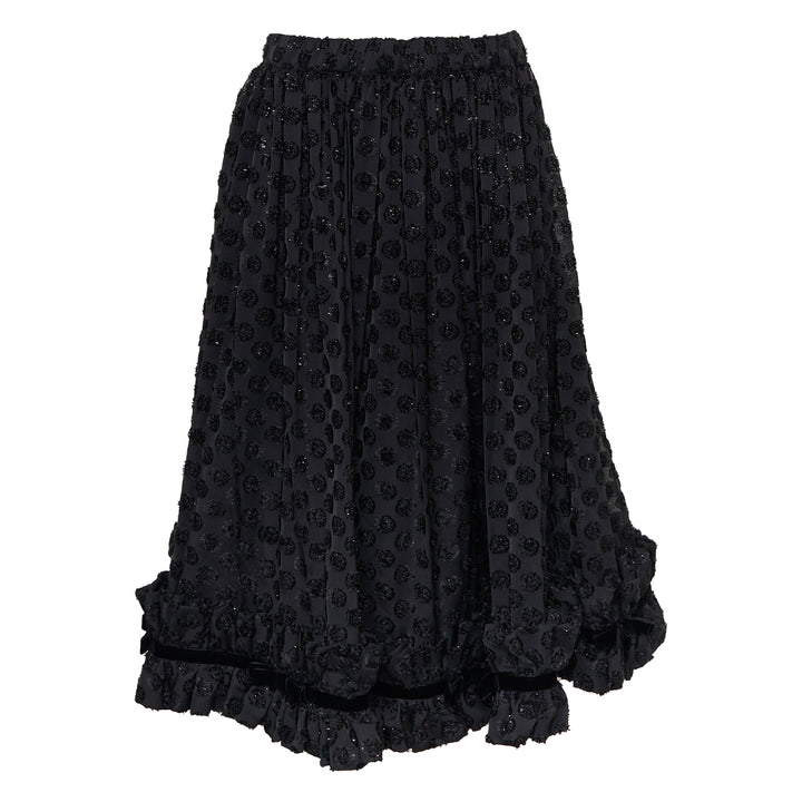 Noir Kei Ninomiya Polka Dots Jacquard Skirt – Available at Club 21, Official Retailer in Singapore, Malaysia & Thailand with Global Shipping Online