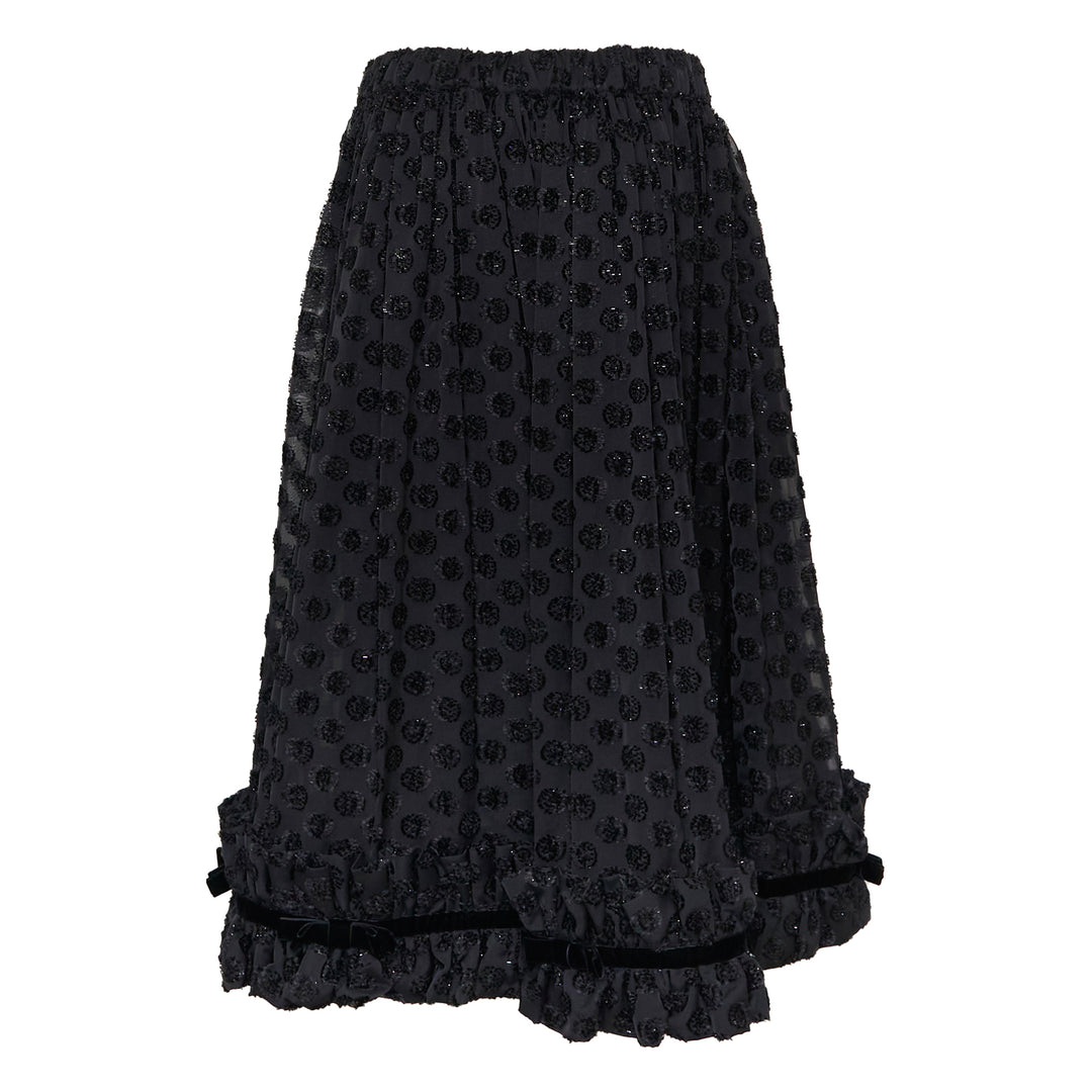 Noir Kei Ninomiya Polka Dots Jacquard Skirt – Available at Club 21, Official Retailer in Singapore, Malaysia & Thailand with Global Shipping Online