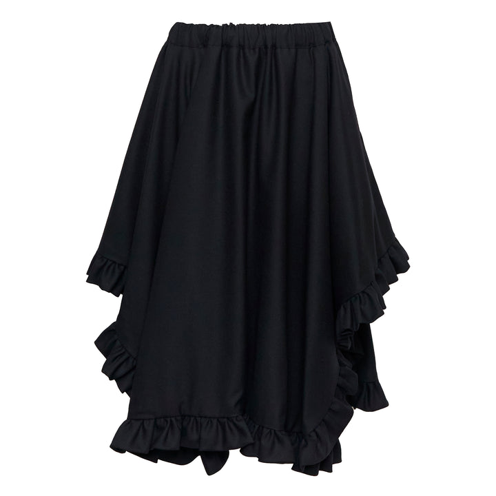 Noir Kei Ninomiya Wool Gabardine Skirt – Available at Club 21, Official Retailer in Singapore, Malaysia & Thailand with Global Shipping Online