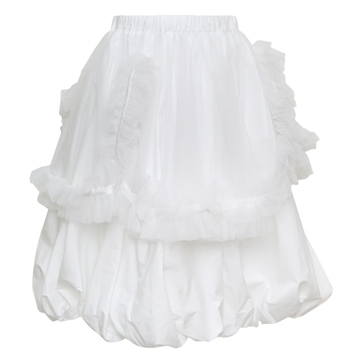 Noir Kei Ninomiya Cotton Typewriter x Nylon Tulle Skirt – Available at Club 21, Official Retailer in Singapore, Malaysia & Thailand with Global Shipping Online