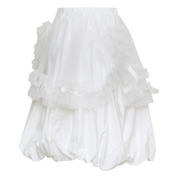 Noir Kei Ninomiya Cotton Typewriter x Nylon Tulle Skirt – Available at Club 21, Official Retailer in Singapore, Malaysia & Thailand with Global Shipping Online