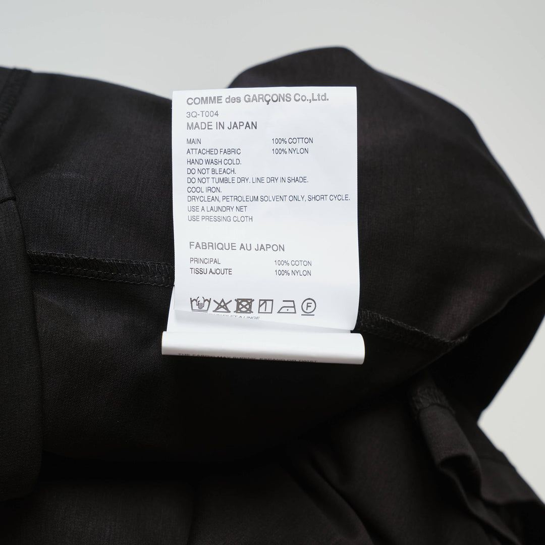 Cotton Ponte x Nylon Tulle