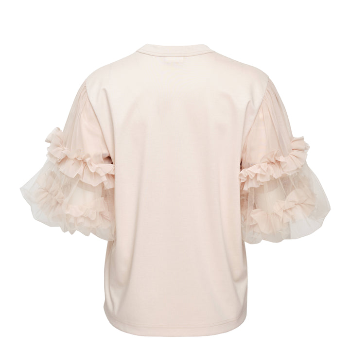 Cotton Ponte x Polyester Top