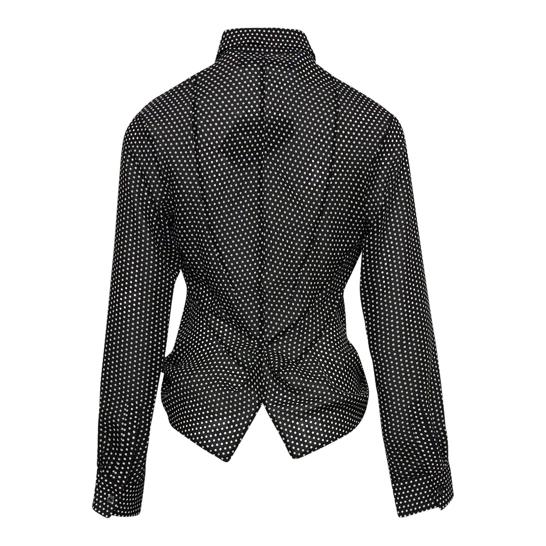 Junya Watanabe Polyester Printed Georgette Blouse – Available at Club 21, Official Retailer in Singapore, Malaysia & Thailand with Global Shipping Online