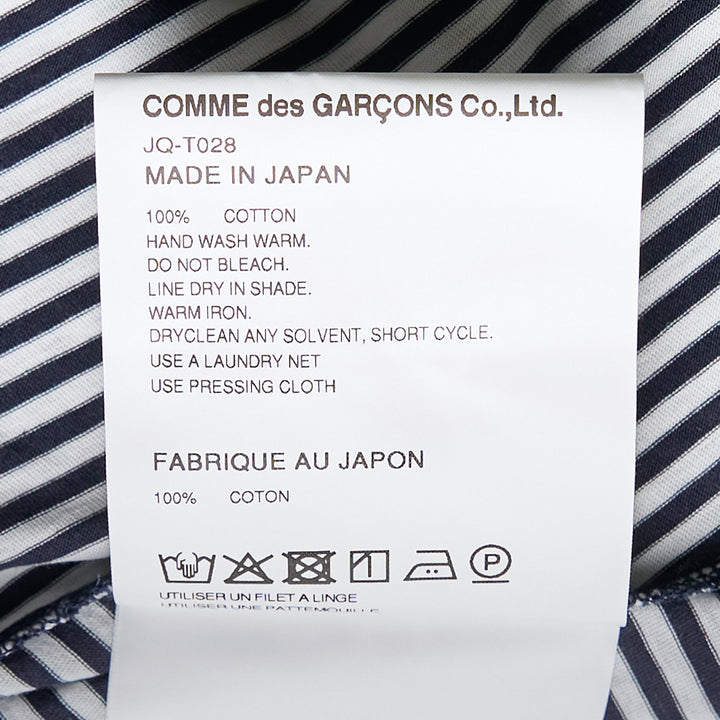 Junya Watanabe Cotton Striped Jersey Top – Available at Club 21, Official Retailer in Singapore, Malaysia & Thailand with Global Shipping Online