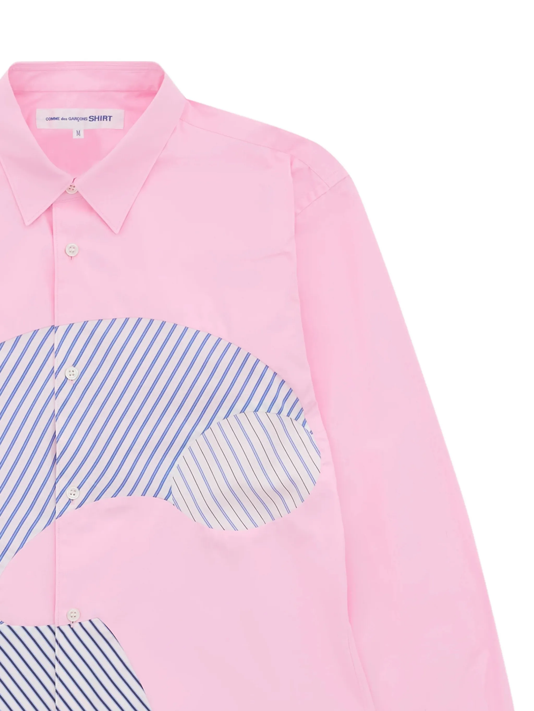 Multi-Color Curved Stripe Shirt