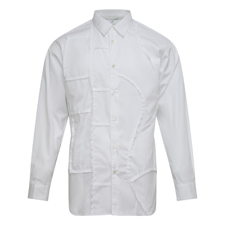COMME des GARCONS SHIRT Classic White Button-Up Shirt – Available at Club 21, Official Retailer in Singapore, Malaysia & Thailand with Global Shipping Online