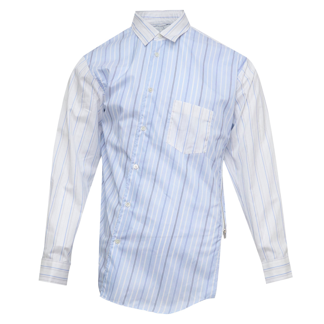 COMME des GARCONS SHIRT Blue Stripe Cotton Shirt – Available at Club 21, Official Retailer in Singapore, Malaysia & Thailand with Global Shipping Online