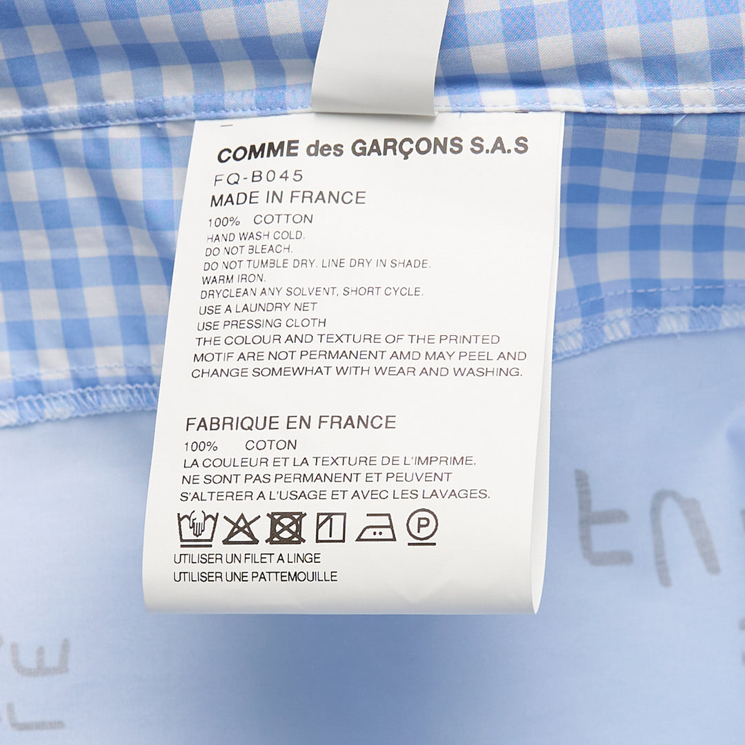 COMME des GARCONS SHIRT All-Over Words Printed Short Sleeve Shirt – Available at Club 21, Official Retailer in Singapore, Malaysia & Thailand with Global Shipping Online