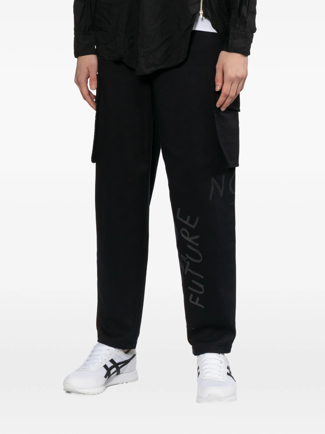 Navy Utility Pocket Detail Pants