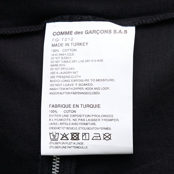COMME des GARCONS SHIRT Oversized Front Zip Detail T-Shirt – Available at Club 21, Official Retailer in Singapore, Malaysia & Thailand with Global Shipping Online