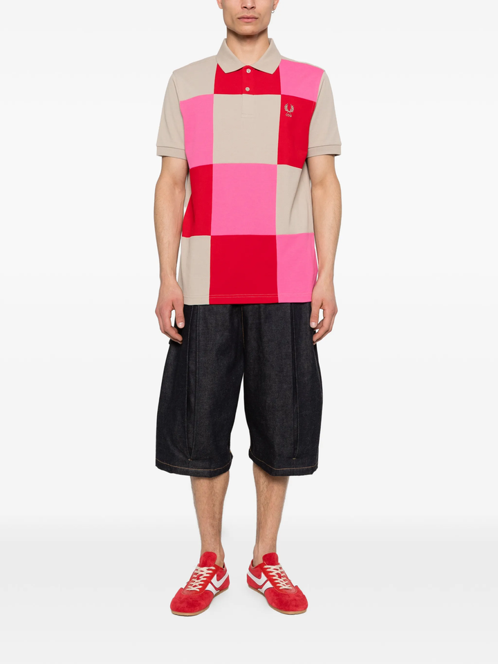 CDG SHIRT x Fred Perry Checker Polo