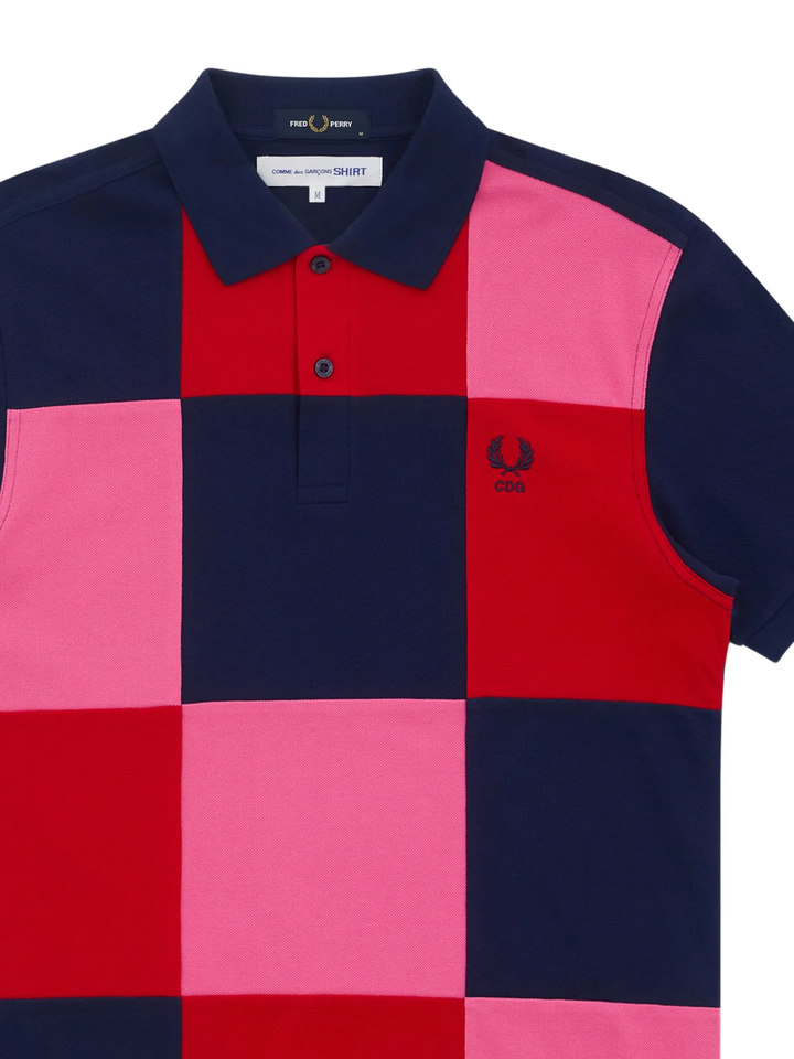 CDG SHIRT x Fred Perry Checker Polo