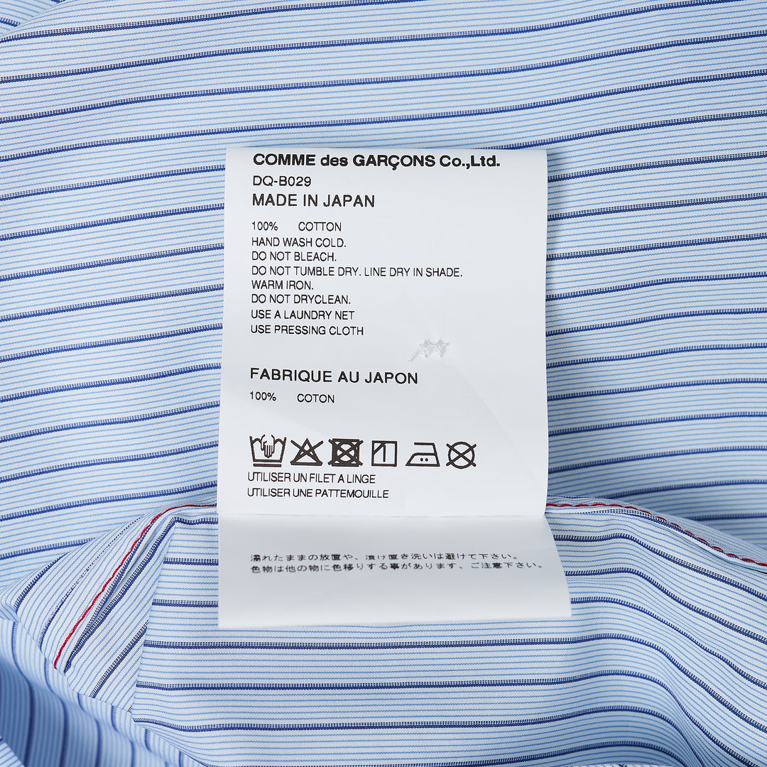 Stripe Classic Long Sleeve Button-Up Shirt