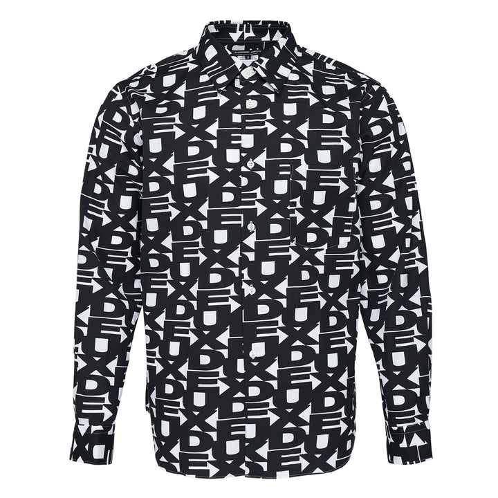 Printed Pattern Button-Up Shirt