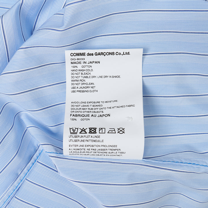 Stripe Classic Short Sleeve Button-Up Shirt
