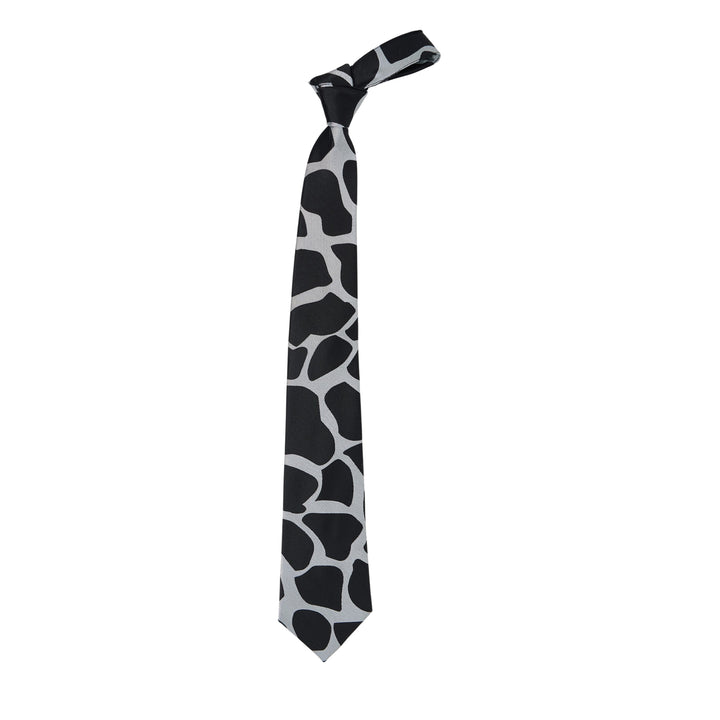 Cow Print Pattern Silk Tie