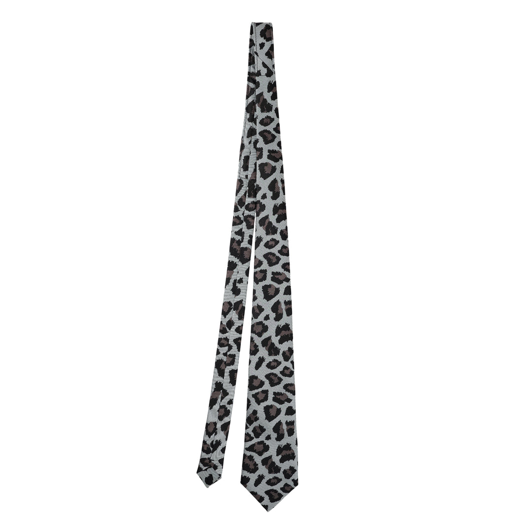 COMME des GARCONS HOMME DEUX Leopard Print Silk Tie – Available at Club 21, Official Retailer in Singapore, Malaysia & Thailand with Global Shipping Online